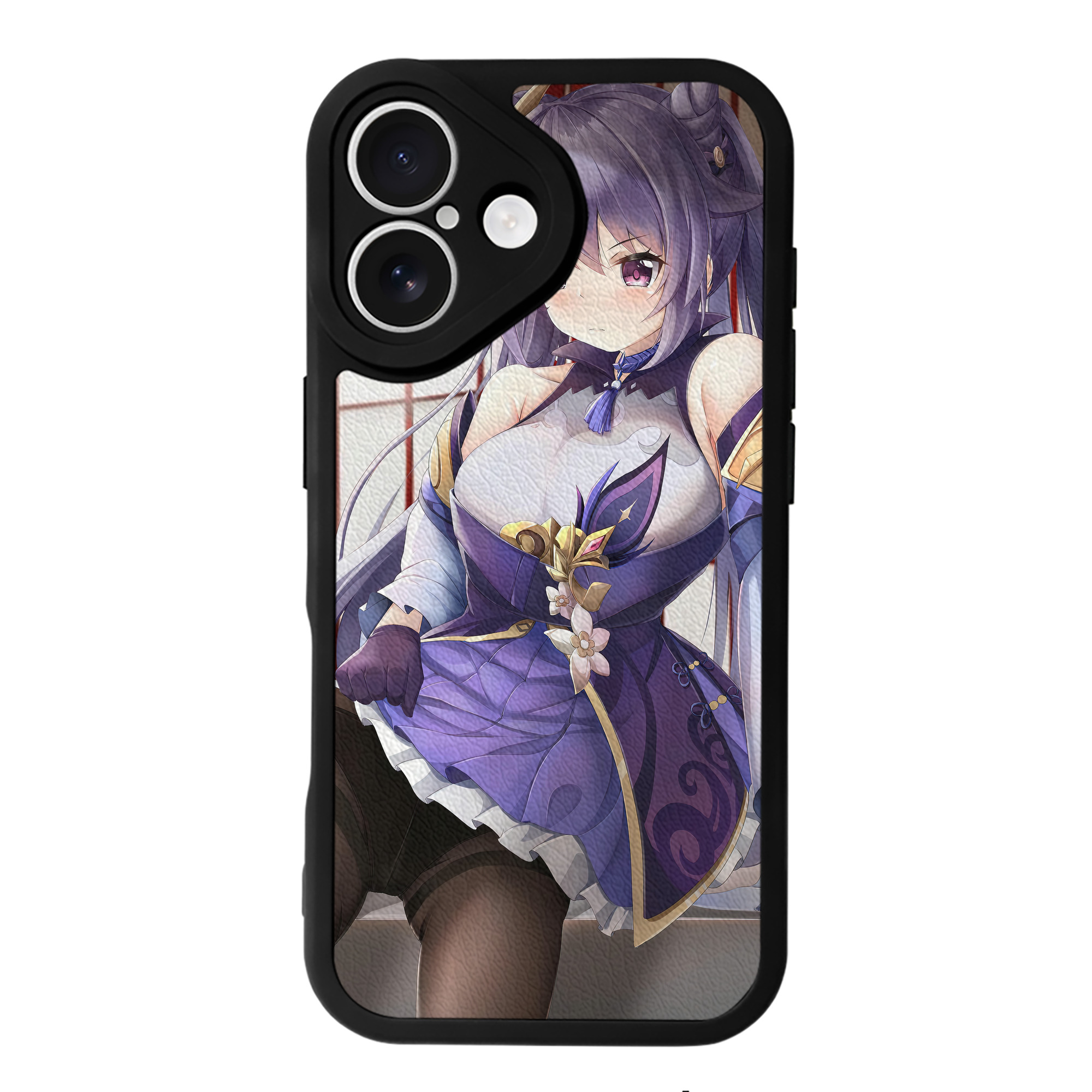 げんし神 genshin 【iPhone 16シリーズ対応】シリコンスマホケース（レザー調） 材質：シリコン